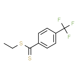Benzenecarbodithioic acid, 4-(trifluoromethyl)-, ethyl ester 结构式
