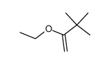 2-乙氧基-3,3-二甲基-1-丁烯 结构式