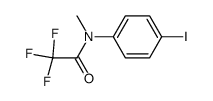 2,2,2-三氟-N-(4-碘苯基)-N-甲基乙酰胺 结构式
