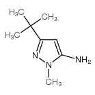 5-氨基-3-叔丁基-1-甲基吡唑 结构式