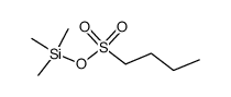 1-丙基甲磺酸三甲基硅酯 结构式