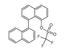1,1'-联萘-8-基三氟甲磺酸酯 结构式