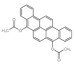 苯并[rst]五苯-5,8-二酚 5,8-二乙酸酯 结构式