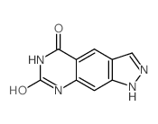 1H-吡唑并[4,3-g]喹唑啉-5,7(6H,8H)-二酮 结构式