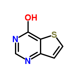4-羟基噻吩并[3,2-d]嘧啶 结构式