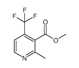 2-甲基-4-(三氟甲基)烟酸甲酯 结构式