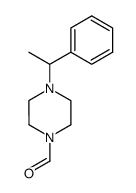 4-(1-苯乙基)-1-哌嗪甲醛 结构式