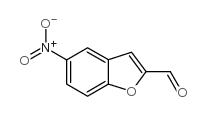 5-硝基-1-苯并呋喃-2-甲醛 结构式