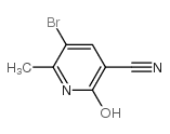 5-溴-3-氰基-2-羟基-6-甲基吡啶 结构式