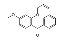 Methanone, [4-methoxy-2-(2-propenyloxy)phenyl]phenyl- 结构式
