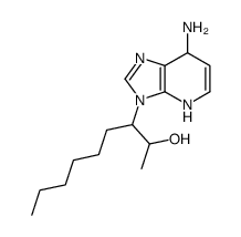 9-(2-羟基-3-壬基)-1-脱氮腺嘌呤 结构式