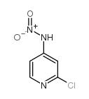 2-氯-4-N-硝基氨基吡啶 结构式