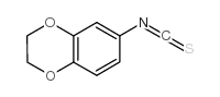 2,3-二氢-1,4-苯并二氧-6-基异硫氰酸酯 结构式