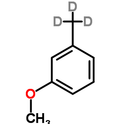 间甲基苯甲醚-D3 结构式