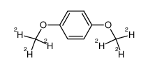 1,4-二甲氧基苯-D6 结构式
