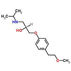 (S)-美托洛尔 结构式