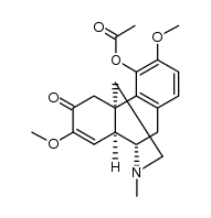 4-乙酰青藤碱 结构式