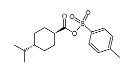 反式-4-异丙基环己烷甲酸对甲苯磺酸酐 结构式