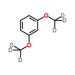 1,3-二甲氧基苯-D6 结构式