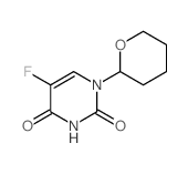 5-氟-1-(四氢-2H-吡喃-2-基)-2,4(1H,3H)-嘧啶二酮 结构式