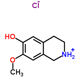 1,2,3,4-四氢-7-甲氧基-6-异羟基喹啉盐酸盐 结构式
