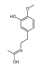 N-[2-(3-羟基-4-甲氧基苯基)乙基]乙酰胺 结构式