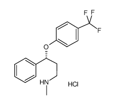 (R)-氟西汀盐酸盐 结构式