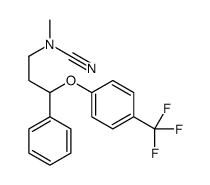 Cyanamide, N-methyl-N-[3-phenyl-3-[4-(trifluoromethyl)phenoxy]propyl]- 结构式