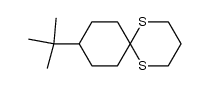 1,5-Dithiaspiro[5.5]undecane, 9-(1,1-dimethylethyl)- 结构式