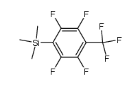 1,2,4,5-四氟-3-三氟甲基-6-三甲基硅基苯 结构式