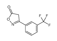 3-[3-(三氟甲基)苯基]-5(4H)-异恶唑酮 结构式