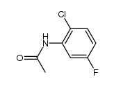 2-氯-5-氟苯基乙酰胺 结构式