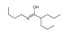 N-丁基-2-丙基戊酰胺 结构式