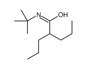 Pentanamide, N-(1,1-dimethylethyl)-2-propyl- 结构式