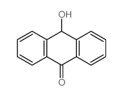 10-羥蒽酮 结构式