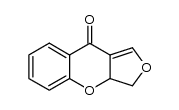 3,3a-二氢-9H-呋喃并[3,4-b][1]苯并吡喃-9-酮 结构式