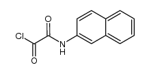 2-(2-萘基氨基)-2-氧代乙酰氯 结构式