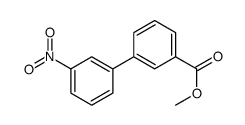 3-(3-硝基苯基)苯甲酸甲酯 结构式
