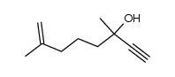 3,7-二甲基-7-辛烯-1-炔-3-醇 结构式