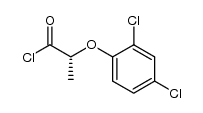 (R)-2-(2,4-二氯苯氧基)丙酰氯 结构式