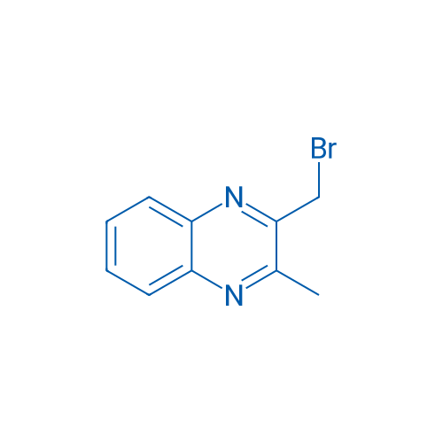 2-(溴甲基)-3-甲基喹喔啉 结构式