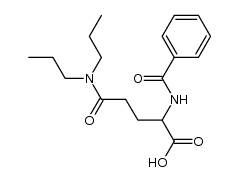 Glutamine, N2-benzoyl-N,N-dipropyl- 结构式