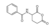 N-苯甲酰基谷氨酸酐 结构式