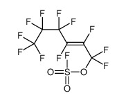 Fluorosulfuric acid, 1,1,2,3,4,4,5,5,6,6,6-undecafluoro-2-hexen-1-yl ester 结构式