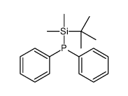 Phosphine, [(1,1-dimethylethyl)dimethylsilyl]diphenyl- 结构式