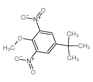 4-叔丁基-2,6-二硝基苯甲醚 结构式
