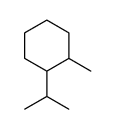 1-甲基-2-(1-甲基乙基)环己烷 结构式