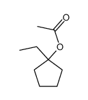 1-乙基环戊基乙酸酯 结构式