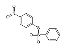 苯硫代磺酸 S-(4-硝基苯基)酯 结构式