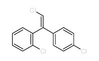 Benzene, 1-chloro-2-(2-chloro-1-(4-chlorophenyl)ethenyl)- 结构式